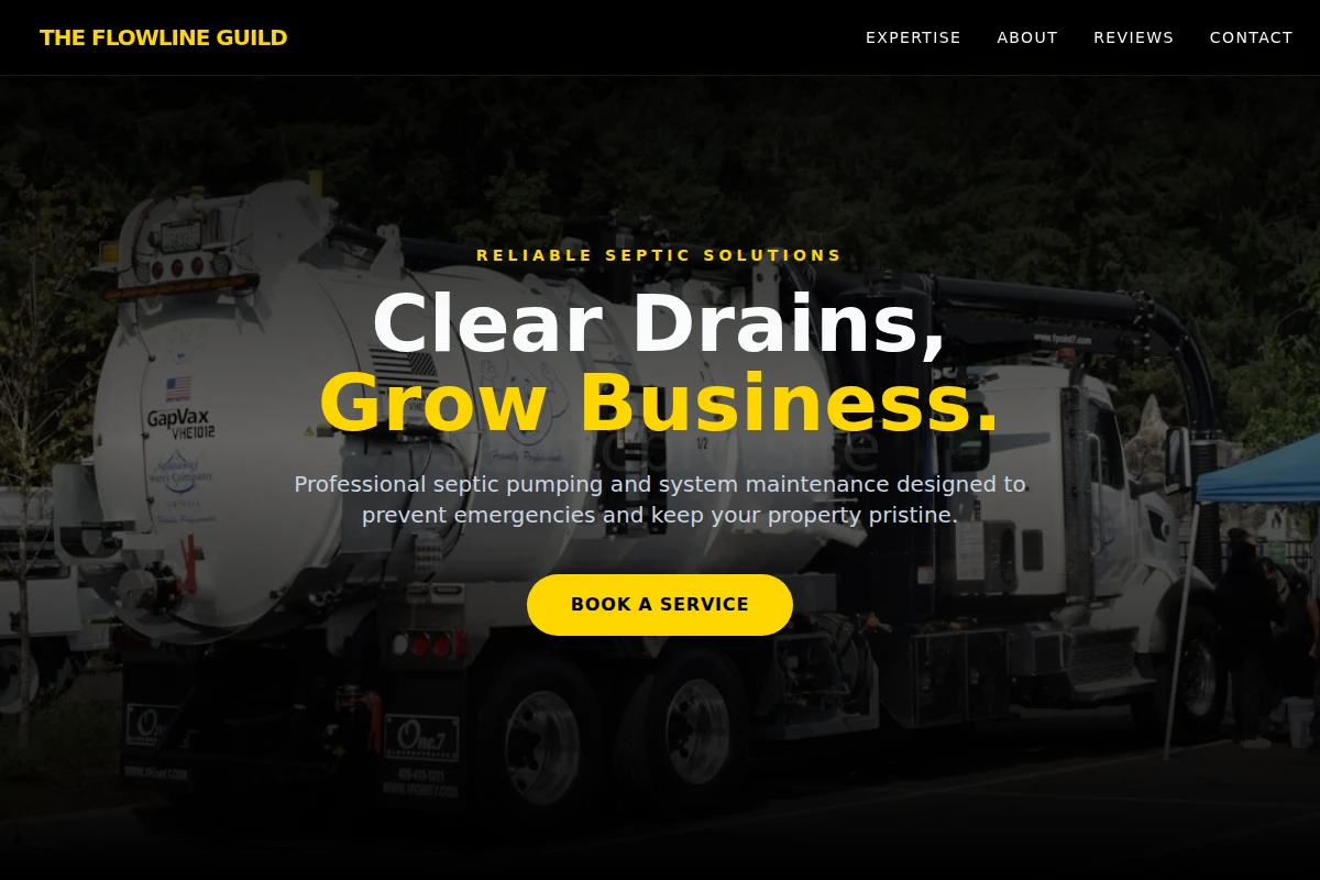 Trench Septic Pumping